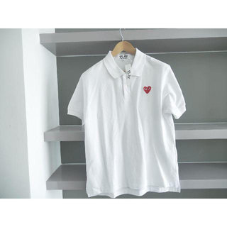 コムデギャルソン(COMME des GARCONS)の新品  COMME des GARCONS PLAY  メンズ ポロシャツL(Tシャツ/カットソー(半袖/袖なし))