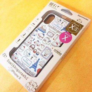 サンエックス(サンエックス)のiPhoneXS／iPhoneX 共通 すみっコぐらし イーフィット スマホ(iPhoneケース)