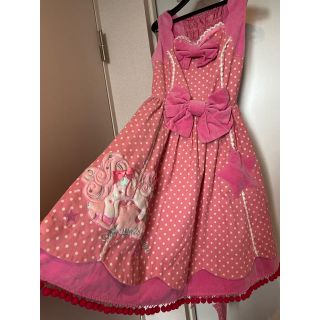 アンジェリックプリティー(Angelic Pretty)のAngelic Pretty Polkadot Angel Ponyジャンスカ(ひざ丈ワンピース)