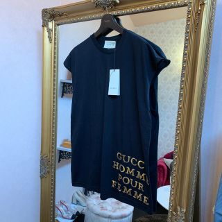 グッチ(Gucci)のGUCCI グッチ Tシャツ ブラック スパンコール 新品 未使用(Tシャツ(半袖/袖なし))