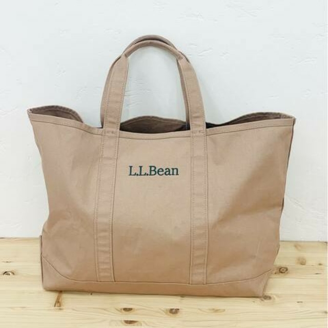 L.L.Bean(エルエルビーン)の【人気商品】L.L Bean エルエルビーン グローサリー トート ベージュ レディースのバッグ(トートバッグ)の商品写真