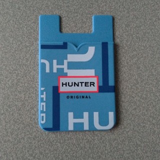 ハンター(HUNTER)の新品　HUNTER　カードケース　ブルー(名刺入れ/定期入れ)