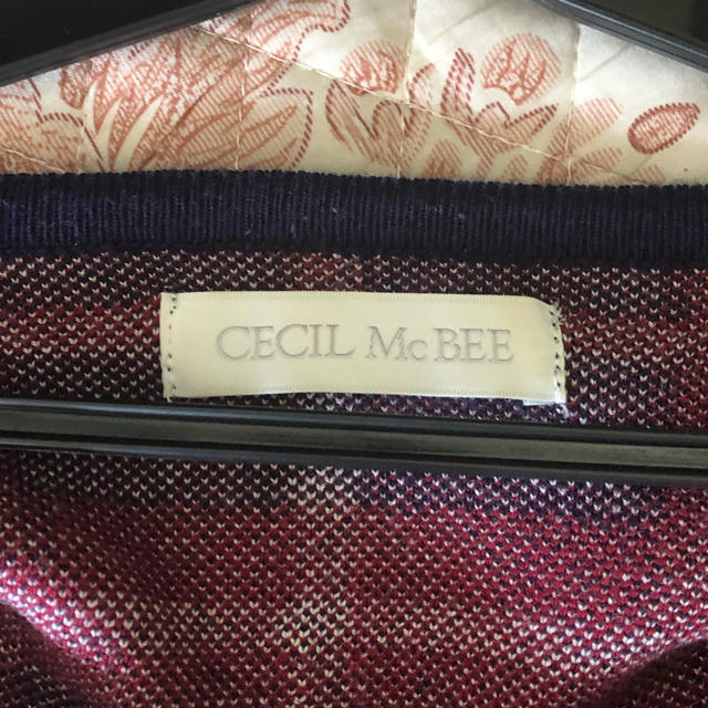 CECIL McBEE(セシルマクビー)の新品　CECIL McBEE チェックカーディガン レディースのトップス(カーディガン)の商品写真