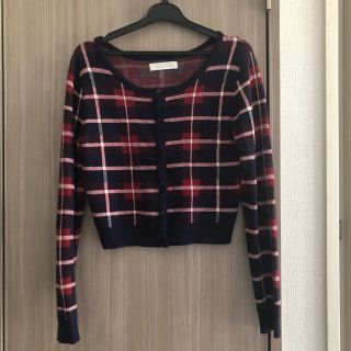 セシルマクビー(CECIL McBEE)の新品　CECIL McBEE チェックカーディガン(カーディガン)