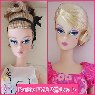 Barbie FMC 2体 ② fashionablyfloral グラムドレスの通販 by MRX's
