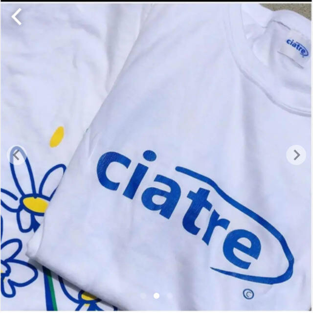 ciatre tシャツ　ステッカー付き