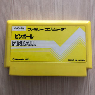 ファミリーコンピュータ(ファミリーコンピュータ)のだなさん様専用　FC ファミコンソフト　ピンボール　動作確認済み(家庭用ゲームソフト)