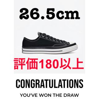 フラグメント(FRAGMENT)のmoncler fragment converse 26.5cm black(スニーカー)