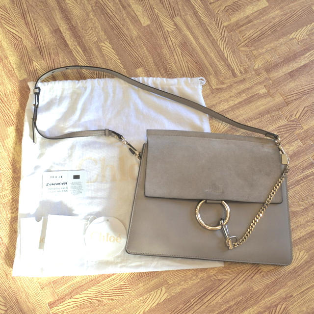 送関込 Chloe クロエ ショルダーバッグ フェイ グレー - crumiller.com