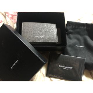 サンローラン(Saint Laurent)のSaint Laurent タイニーウォレット（グレインレザー） 正規品(財布)