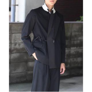 ヨウジヤマモト(Yohji Yamamoto)のsoshiotsuki double smoking jacket 44(テーラードジャケット)