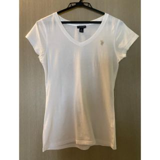 ポロラルフローレン(POLO RALPH LAUREN)の【値下げしました！】US POLO ASSN レディースVネック　Tシャツ(Tシャツ(半袖/袖なし))