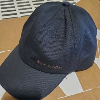 アクネ(ACNE)のAcne studios キャップ　ブラック(キャップ)