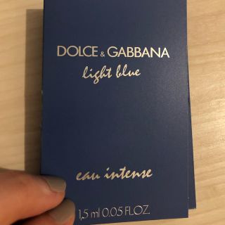 ドルチェアンドガッバーナ(DOLCE&GABBANA)のドルチェアンドガッバーナ　香水　ライトブルー　サンプル(香水(女性用))