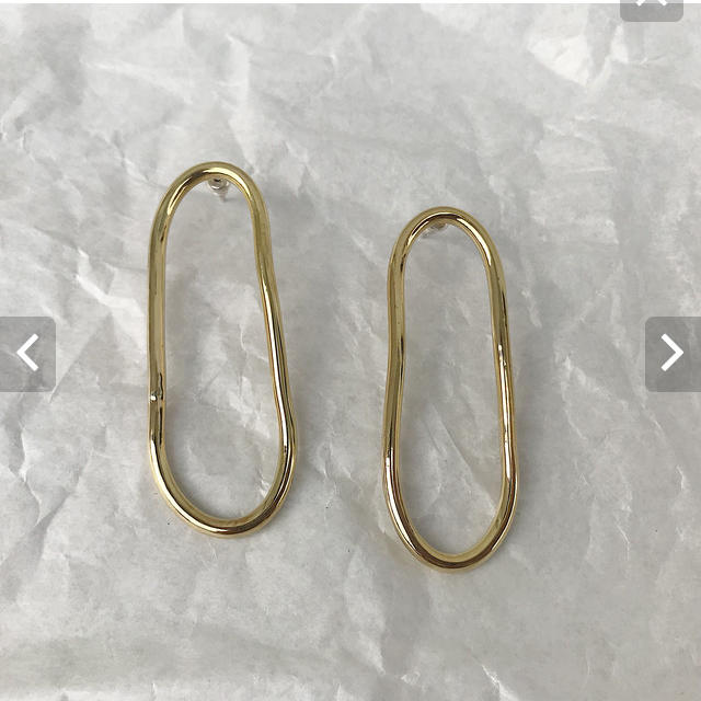 Plage(プラージュ)のvertical pierce（L） ハンドメイドのアクセサリー(ピアス)の商品写真