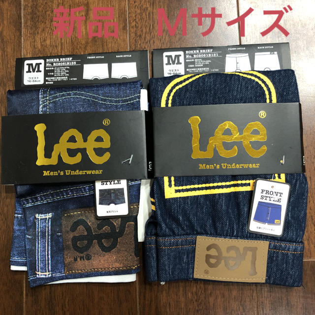 Lee(リー)のLEEボクサーパンツ　デニム風+クラッシュデニム風　正規品　新品タグ付　最終値下 メンズのアンダーウェア(ボクサーパンツ)の商品写真