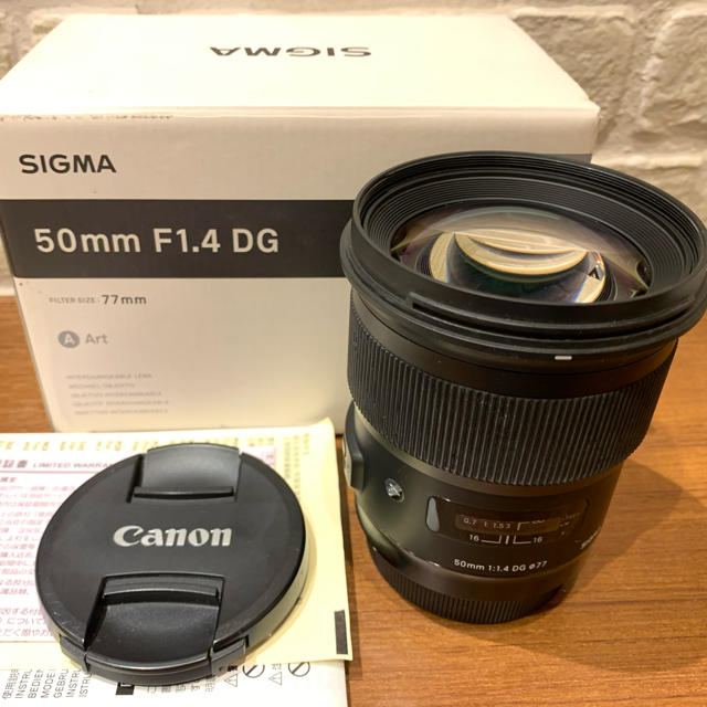 SIGMA50mm f1.4 DG ART CANONキヤノン　EFマウント