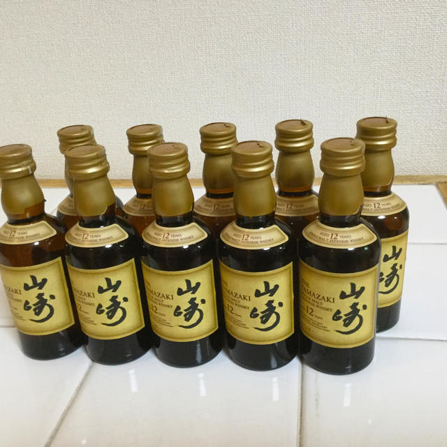 サントリー 山崎12年 ミニボトル 50ml   (10本セット)