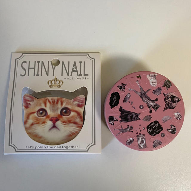 STEAM CREAM(スチームクリーム)の猫デザイン スチームクリームと爪磨きセット コスメ/美容のボディケア(ボディクリーム)の商品写真