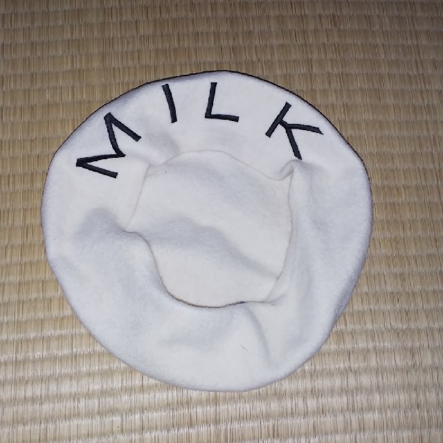MILK(ミルク)のMILK◆ベレー帽◆シロ◆新品 レディースの帽子(ハンチング/ベレー帽)の商品写真