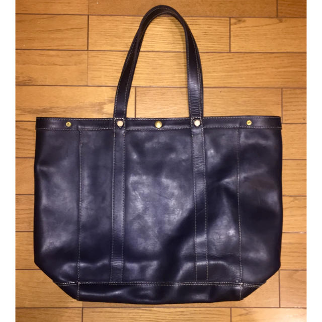 ⭐️新品◇名作◇RRL/ダブルアールエル レザー トートバッグ ブラック ...