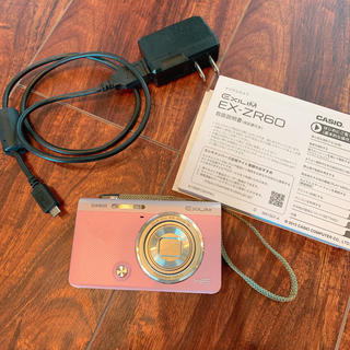 カシオ(CASIO)のCASIO EXILM ZR-60 コンパクトデジタルカメラ　ピンク(コンパクトデジタルカメラ)