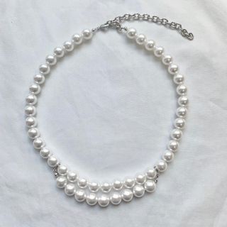 コムデギャルソン(COMME des GARCONS)のchangeable  pearl  necklace 2way  pearl(ネックレス)