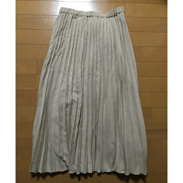 JEANASIS(ジーナシス)のフェイクスエードプリーツスカート♡ レディースのスカート(ロングスカート)の商品写真