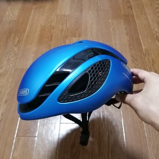 ABUS - ABUS gamechanger Lサイズ(青色) エアロヘルメットの通販 by 