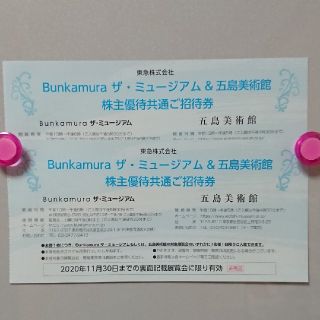 Bunkamura＆五島美術館 招待券 ２枚(美術館/博物館)