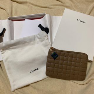 セリーヌ(celine)の【新品未使用】Cチャーム セリーヌ ミニ財布 コインケース　ライトキャメル(財布)