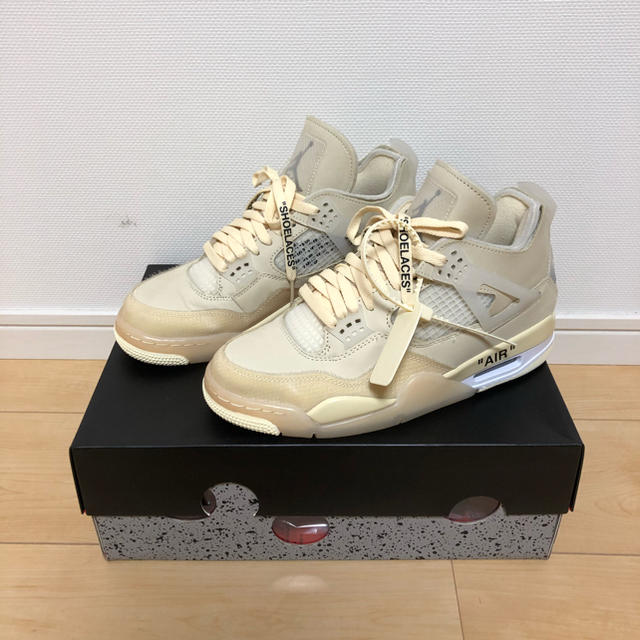 Off white Jordan 4 Sail