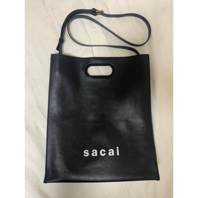 【sacai】shopper bag medium 黒