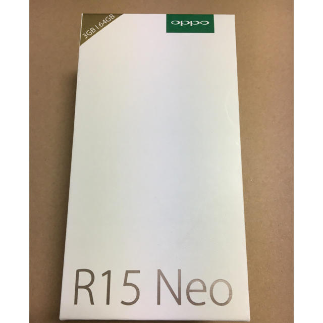 スマートフォン/携帯電話OPPO R15 Neo(3GB)