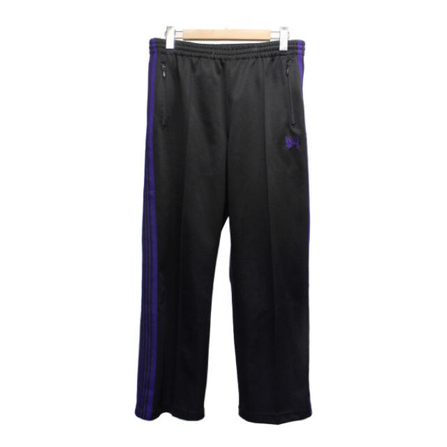 Needles 19AW トラックパンツ ブラック×パープル ストレート S-
