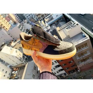 ナイキ(NIKE)の希少サイズ　travisscot airforce1 エアフォース1(スニーカー)