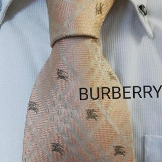 バーバリー(BURBERRY)の美品★バーバリーBURBERRY★チェック柄&ホースロゴ柄高級ネクタイ(ネクタイ)