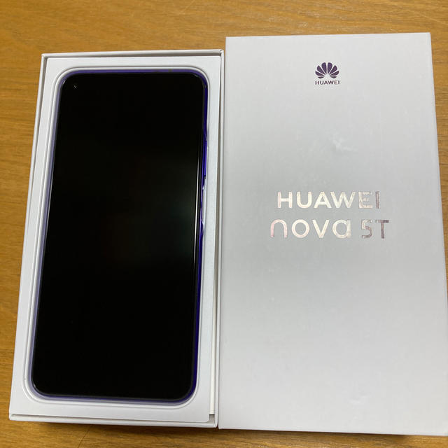 スマホ/家電/カメラHUAWEI nova 5t 128GB パープル　グローバル版