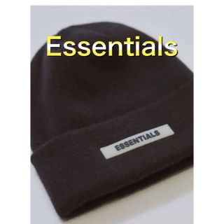 フィアオブゴッド(FEAR OF GOD)のFOG Essentials Beanie エッセンシャルズ　ビーニー　ブラック(ニット帽/ビーニー)