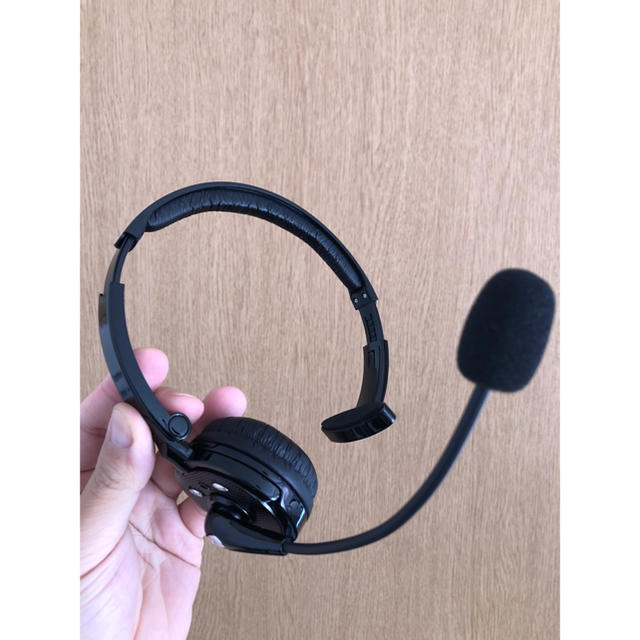 ヘッドセット Bluetooth ヘッドフォン ワイヤレスイヤホン マイク付き スマホ/家電/カメラのオーディオ機器(ヘッドフォン/イヤフォン)の商品写真