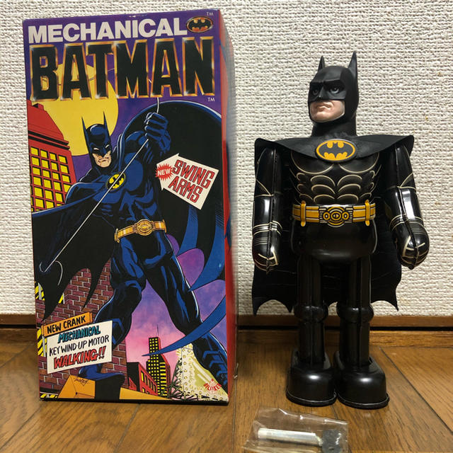 【希少】バットマン ビリケン商会 ブリキ おもちゃ ゼンマイ 可動品