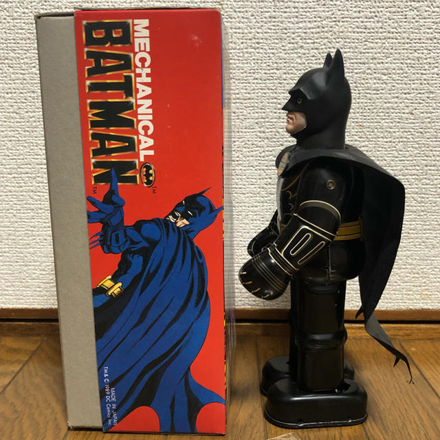 batman【希少】バットマン ビリケン商会 ブリキ おもちゃ ゼンマイ 可動品