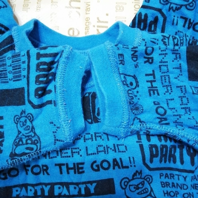 PARTYPARTY(パーティーパーティー)のﾊﾟｰﾃｨｰﾊﾟｰﾃｨｰ PARTY PARTY ロンパース♪♪60-70 キッズ/ベビー/マタニティのベビー服(~85cm)(ロンパース)の商品写真