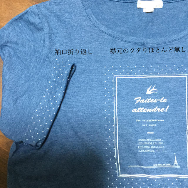 NORTHERN TRUCK(ノーザントラック)のノースオブジェクト プチ　Ｔシャツ　Mサイズ　中古 レディースのトップス(Tシャツ(半袖/袖なし))の商品写真