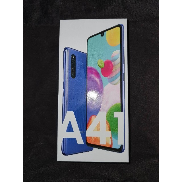 galaxy A41 SCV48　新品未使用　uq シムロック解除済　青Android