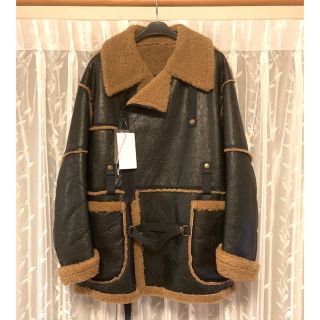 カラー(kolor)の10/25停止　新品未使用　kolor  カラー　18aw  ムートンコート(ダウンジャケット)