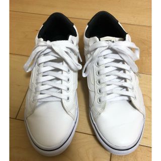 ヴァンズ(VANS)のvans 白のスニーカー(スニーカー)