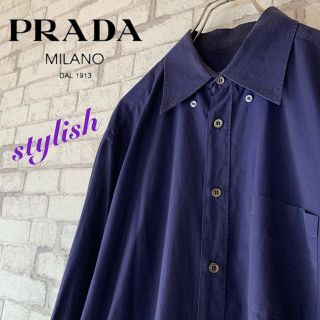 プラダ(PRADA)の【ラグジュアリー♪】PRADA プラダ/ドレスシャツ 上質コットン (シャツ)