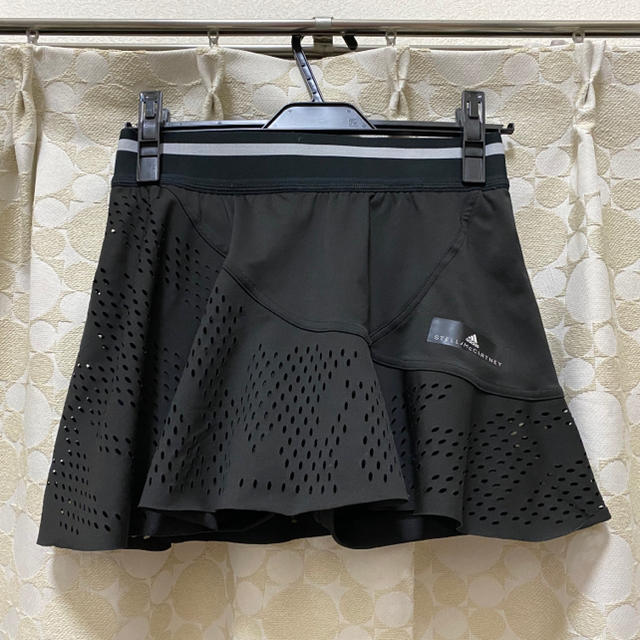 adidas by Stella McCartney - アディダス バイ ステラマッカートニー テニススコート ブラック Lサイズの通販