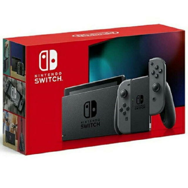 【新品未開封】Nintendo Switch 本体　グレー　スイッチゲームソフト/ゲーム機本体